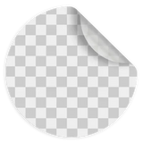 Transparente Aufkleber (Freiformat)