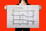 CAD-Druck - DINA3 Architektenpläne Bauzeichnungen