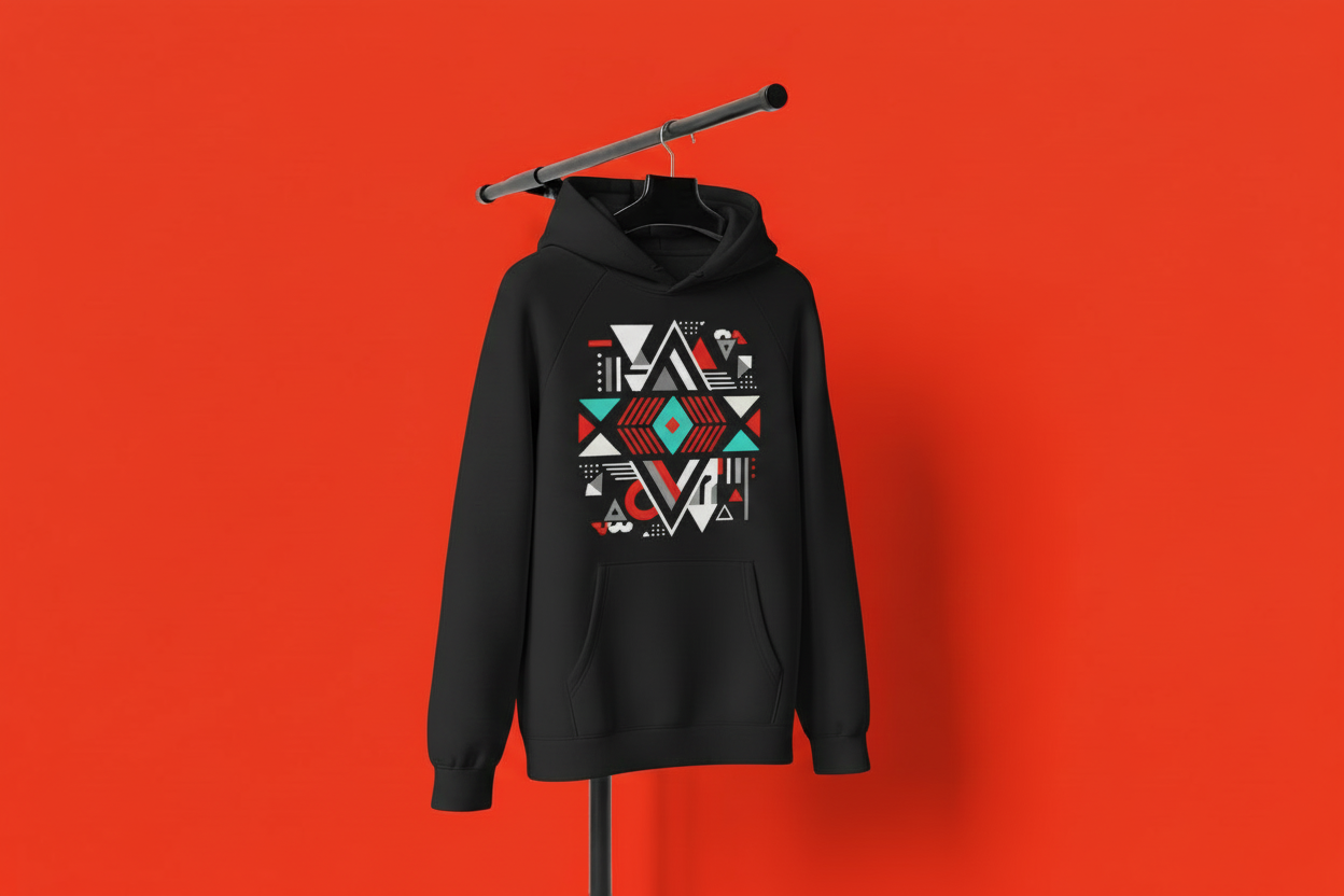 Hoodie mit deinem Motiv bis A3 Druckfläche inklusive