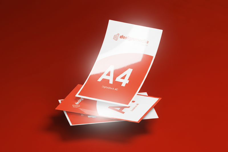 Digitaldruck A4 Vollfarbe – Express Sameday Produktion mit Laminat Glossy