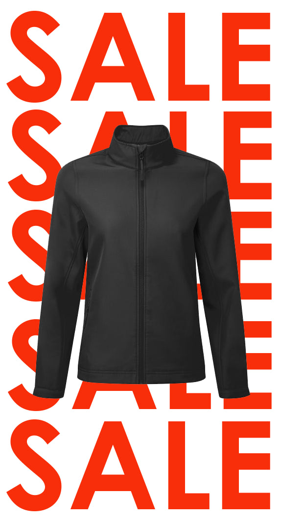 ABVERKAUF: Premier Softshell Jacke PR812 Black
