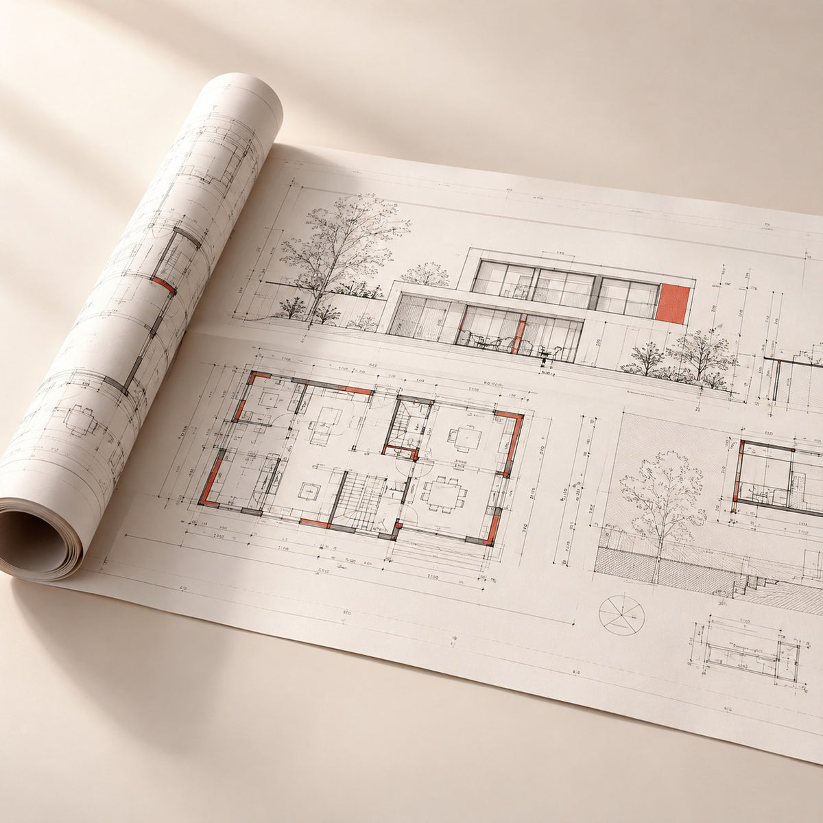 CAD-Plot & Plan-Scan – Architektenpläne DIN A3 bis A0