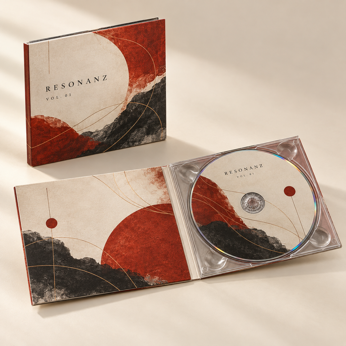 Musik-CD im 4-seitigen Digipack – DM Printhouse Stuttgart