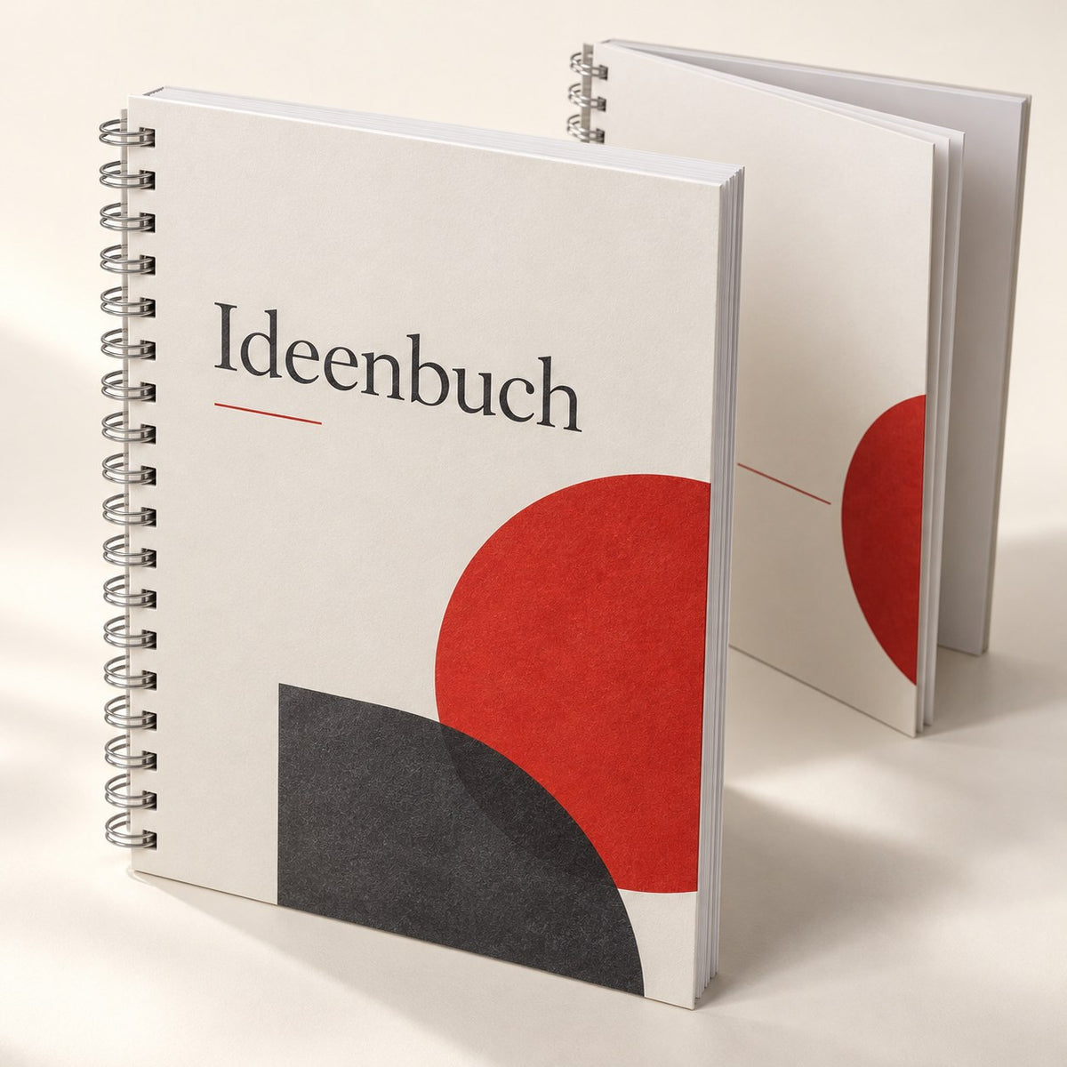 Notizbuch mit Ringbindung und bedrucktem Cover – DM Printhouse Stuttgart