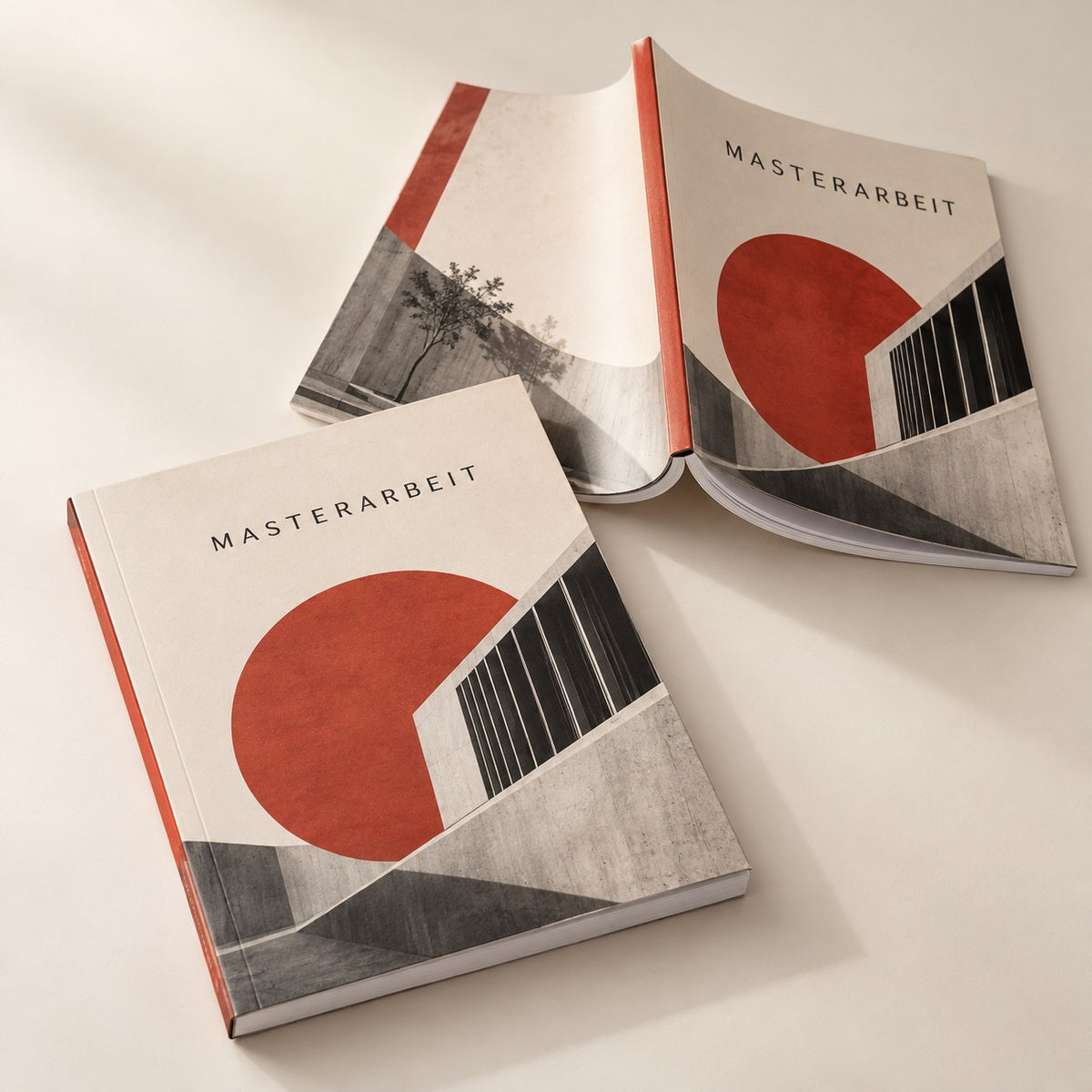 Masterarbeit als Softcover mit Klebebindung – DM Printhouse Stuttgart
