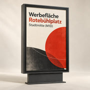 Werbefläche Rotebühlplatz Stadtmitte (M1D) mit Plakatmotiv – DM Printhouse Stuttgart