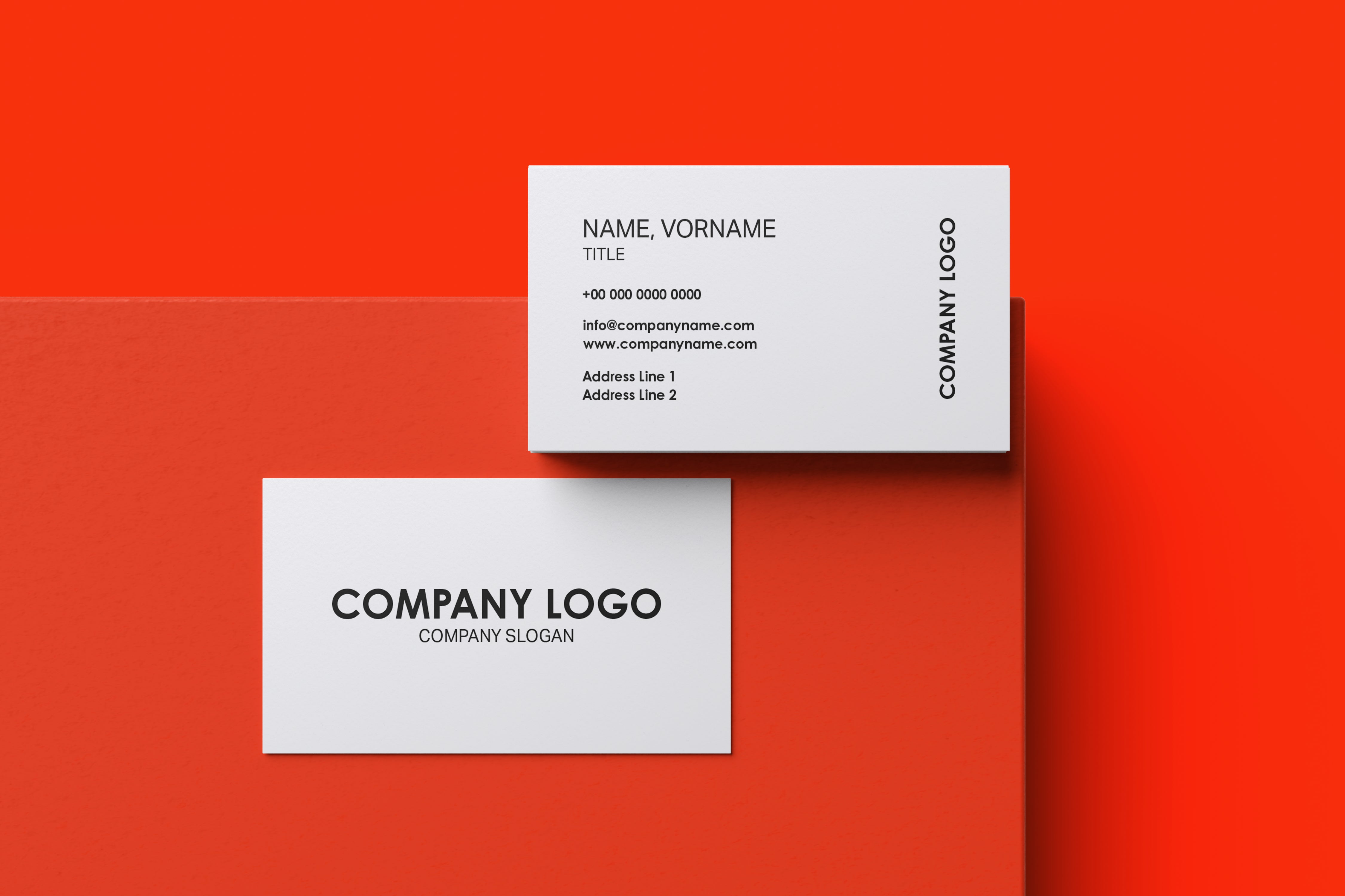 Visitenkarten 4/4C - METAPAPER Rough White 300g