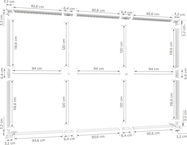 LUMENIX 3D PRO Wand 300 x 250 cm