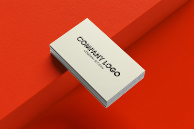 Premium-Visitenkarten 4/4C - 300gr mit 3D Druck