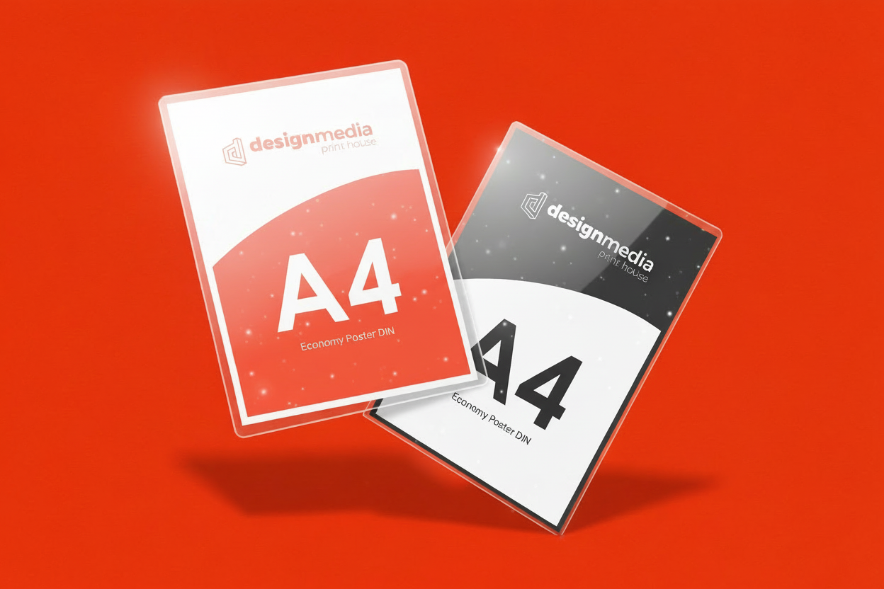 Digitaldruck A4 Vollfarbe – Express Sameday Produktion mit Laminat Glossy