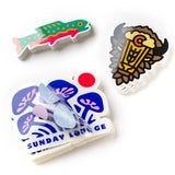 Transparente Aufkleber (Freiformat)