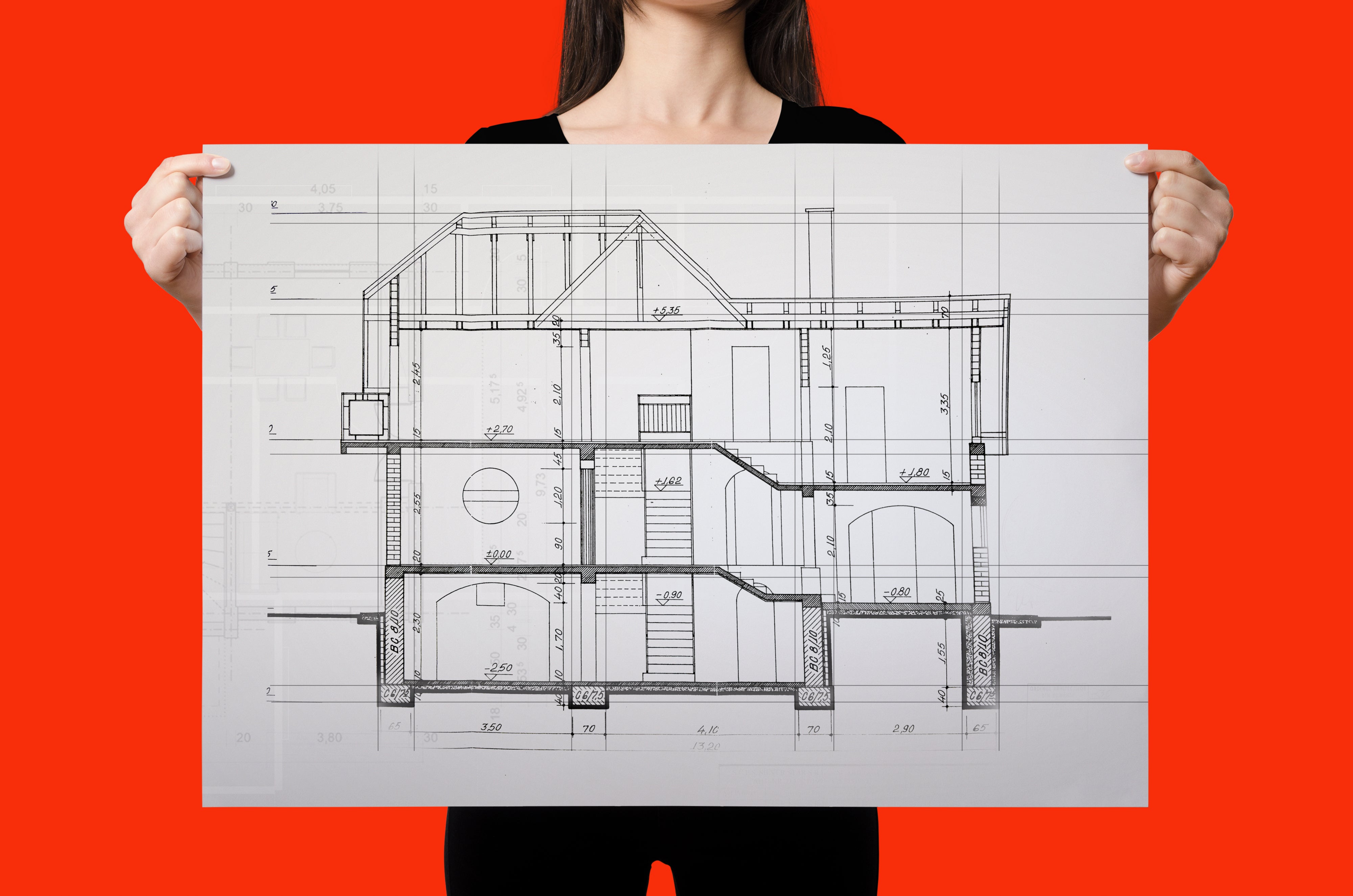 CAD-Druck - DINA0 - Architektenpläne Bauzeichnungen