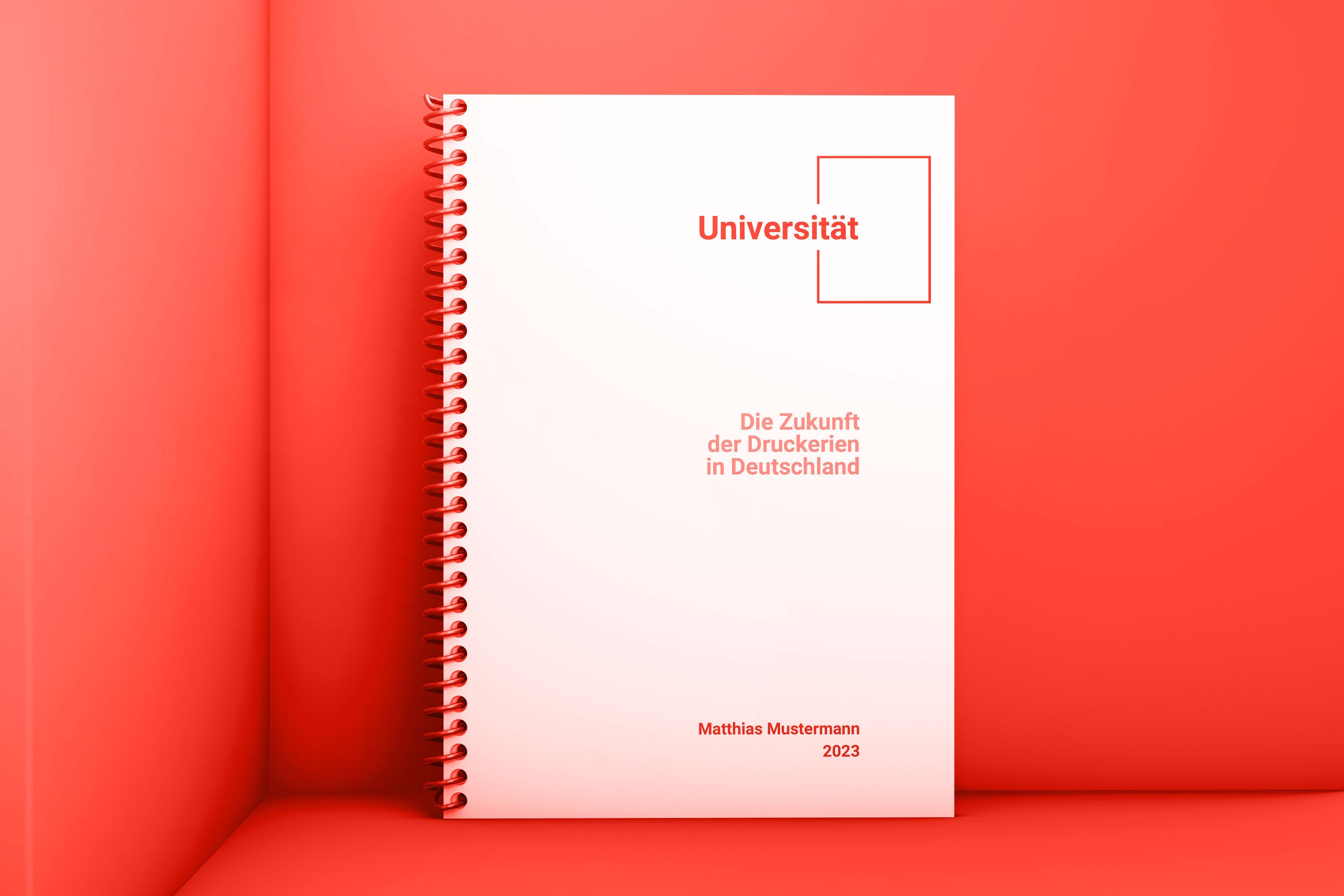 Abschlussarbeit Facharbeit | Ringbindung ECO