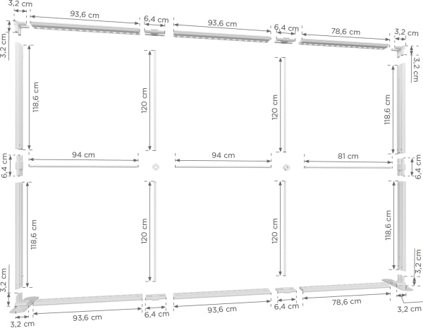 Motivwechsel für Lumenix 3D Pro Wand 200 × 250 cm – Einseitig / Beidse