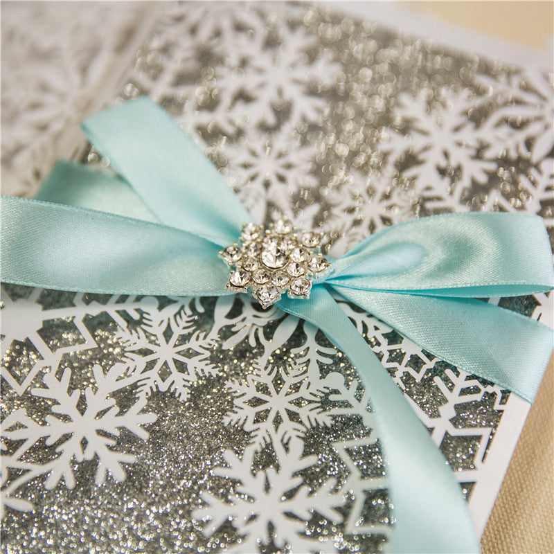 Lasercut Schneeflocke Winter Hochzeit