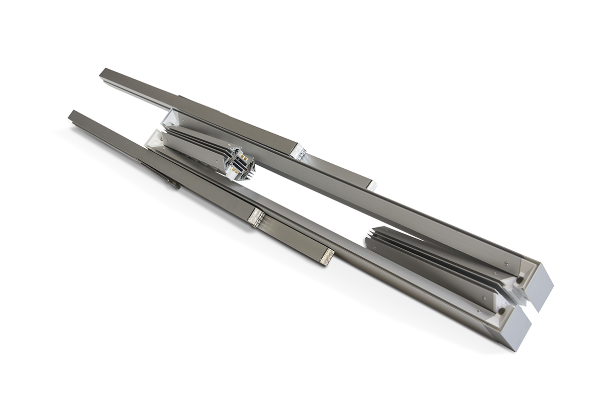 KUNDENSTOPPER TWIST A1 mit LED-Beleuchtung
