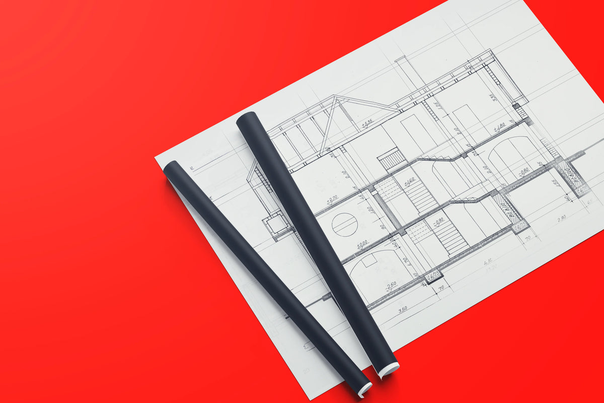 CAD-Druck von der Rolle