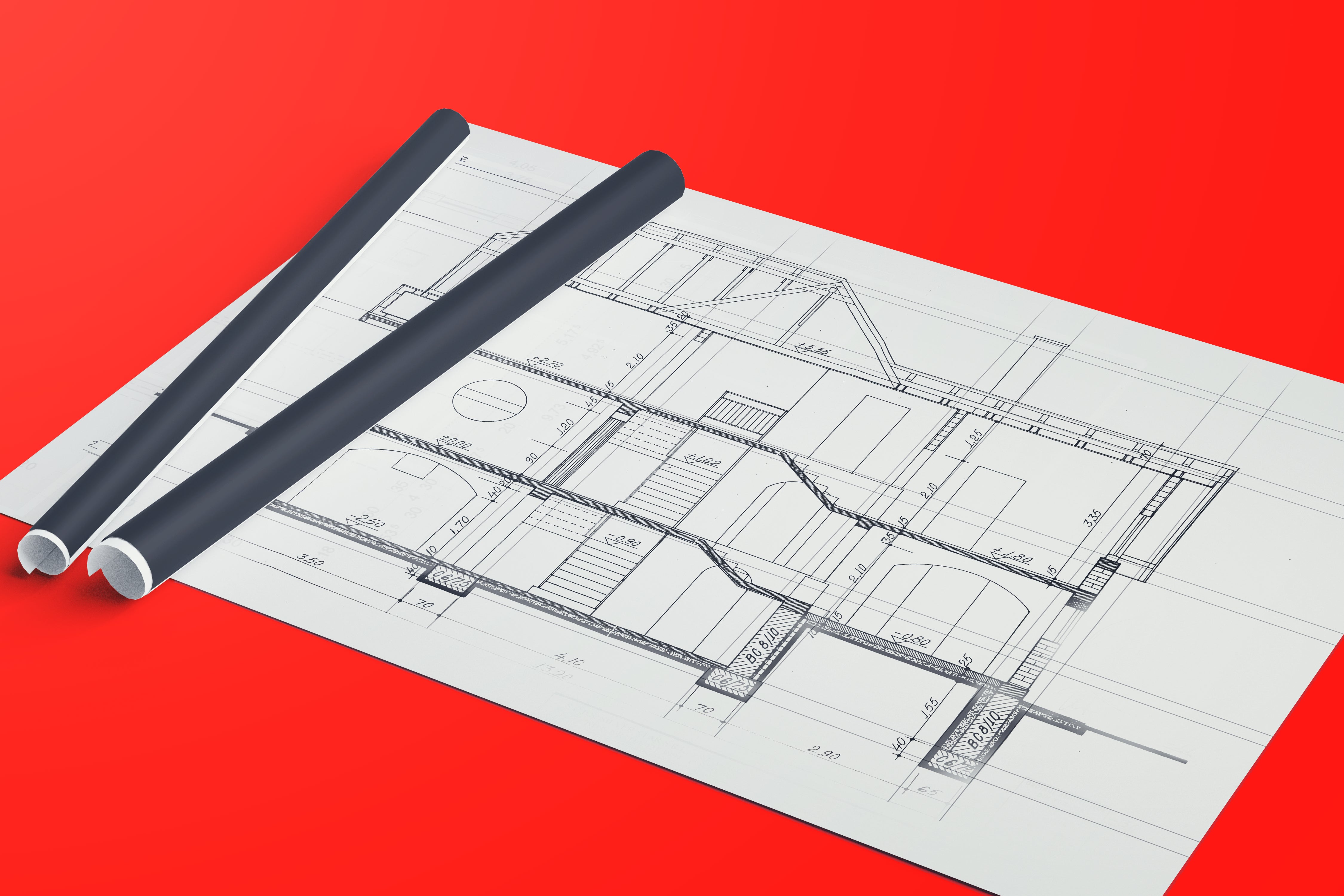CAD-Druck - DINA0 - Architektenpläne Bauzeichnungen