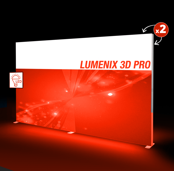 LUMENIX 3D PRO Wand 500 x 250 cm