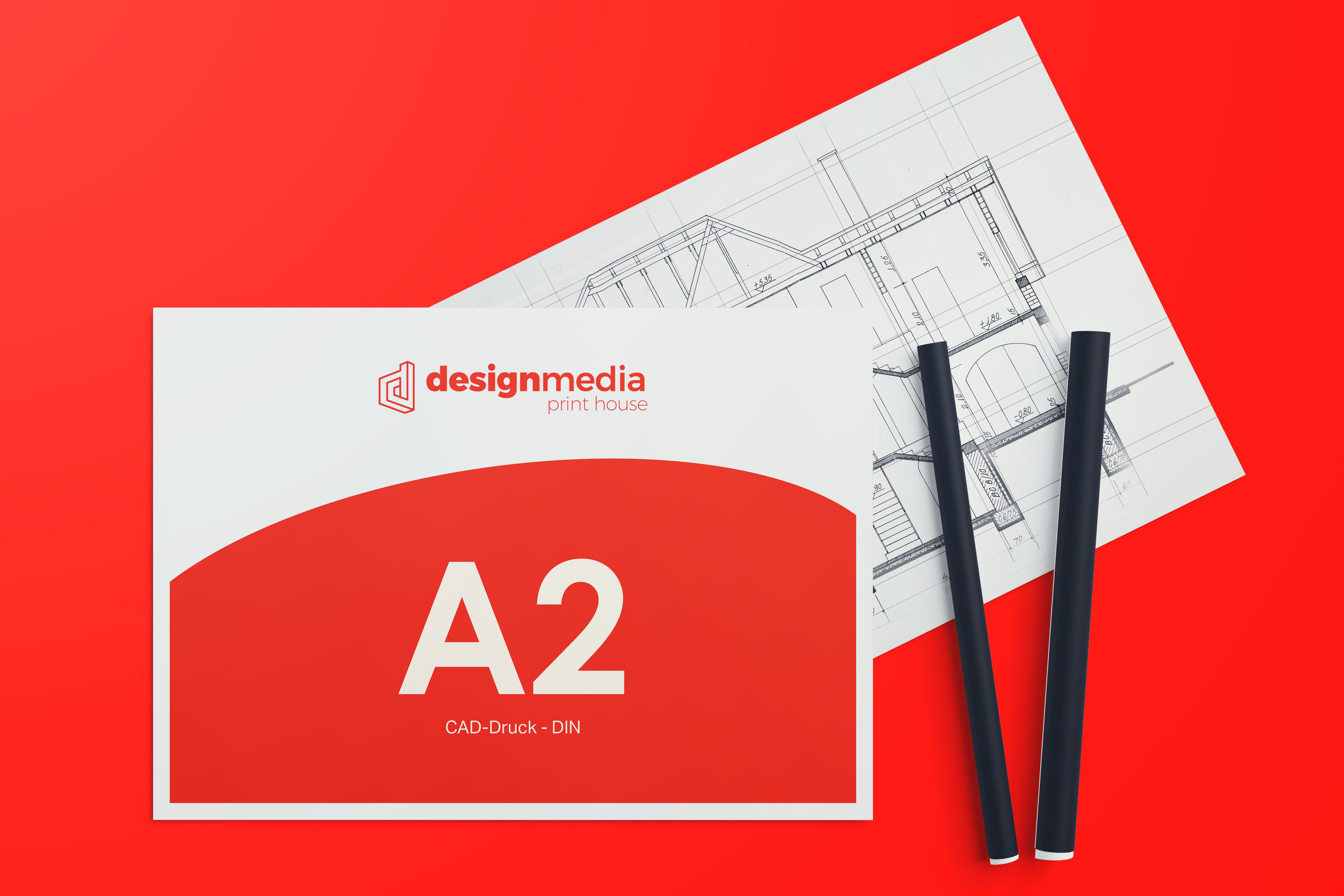 CAD-Druck - DINA2 Architektenpläne Bauzeichnungen