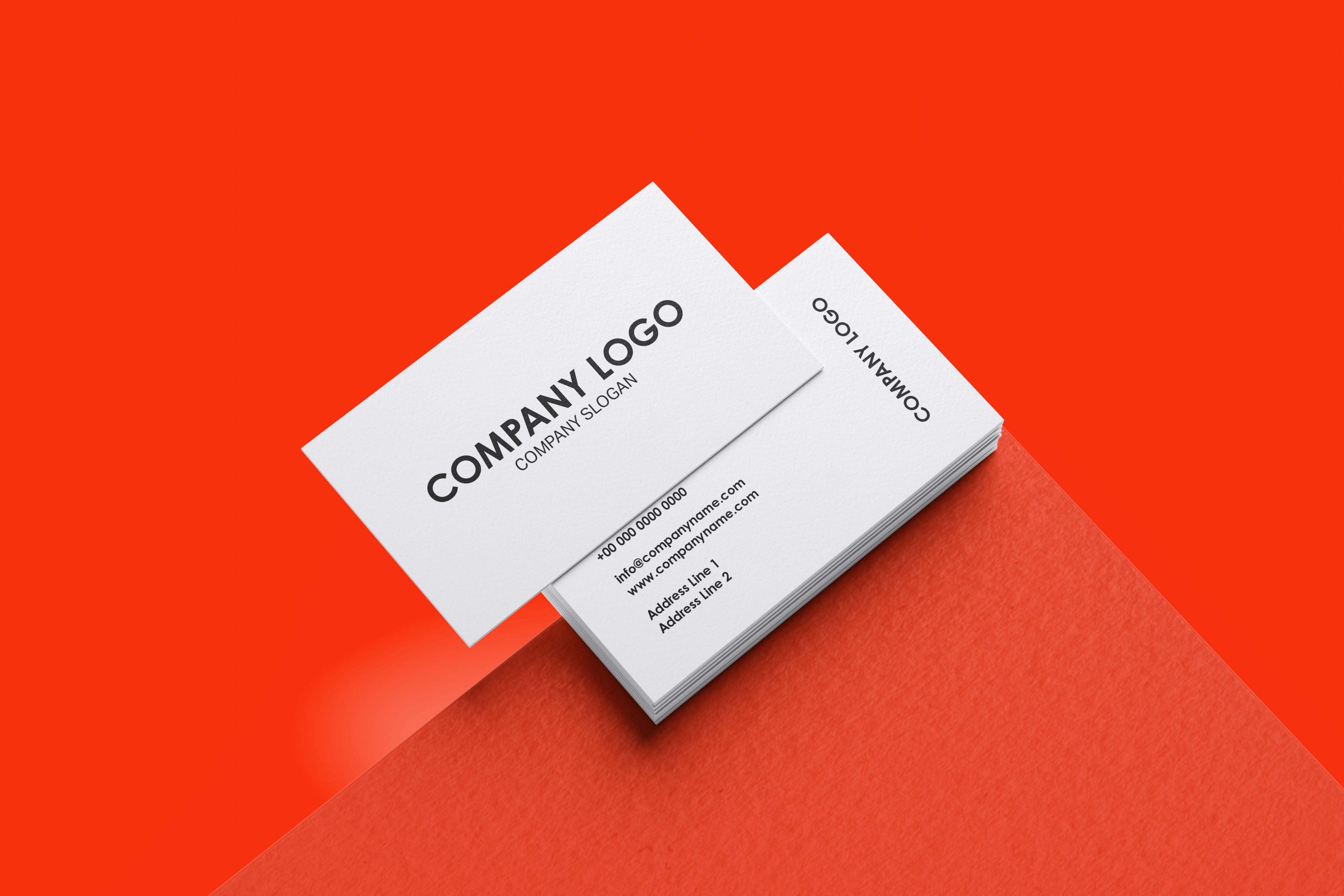 Visitenkarten 4/4C - METAPAPER Rough White 300g
