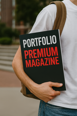 PREMIUM Portfolio mit umlaufend bedrucktem Umschlag