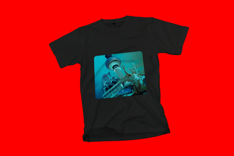 Shirt mit Folien-Transferdruck