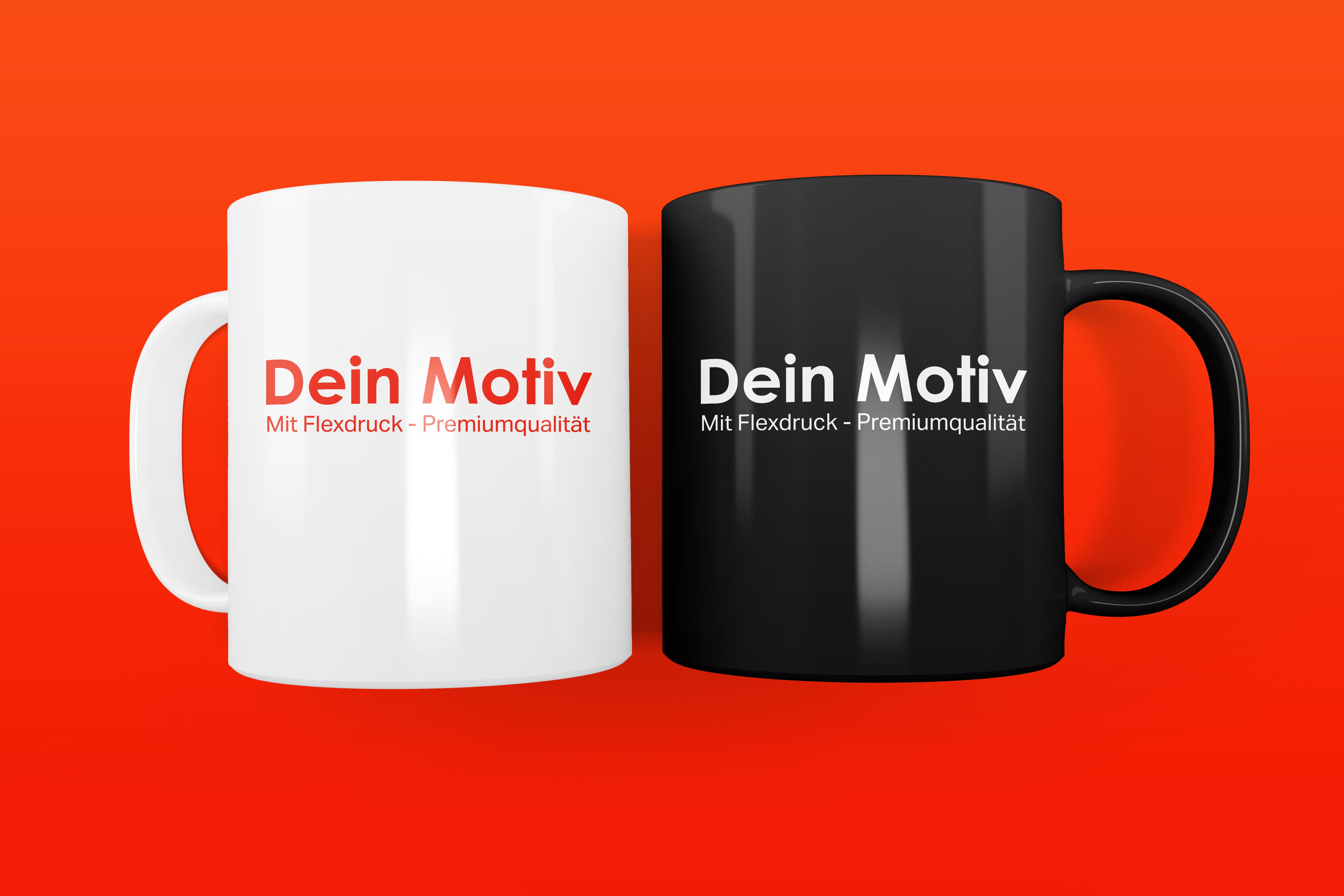 Werbe-Tasse mit Motiv