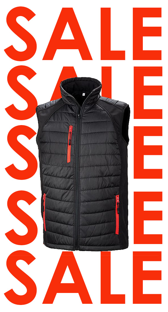 ABVERKAUF: RESULT Compass Padded Softshell Gilet R238X